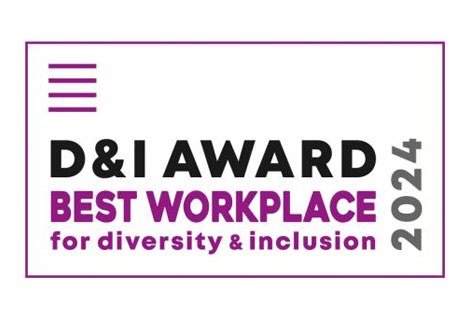 「D&I AWARD 2024」の最高評価｢ベストワークプレイス｣認定を表すロゴマーク