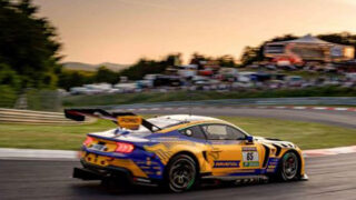 クラス優勝したHRTの「Ford Mustang GT3」