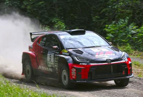 優勝したADVAN KTMS GRヤリスRally2